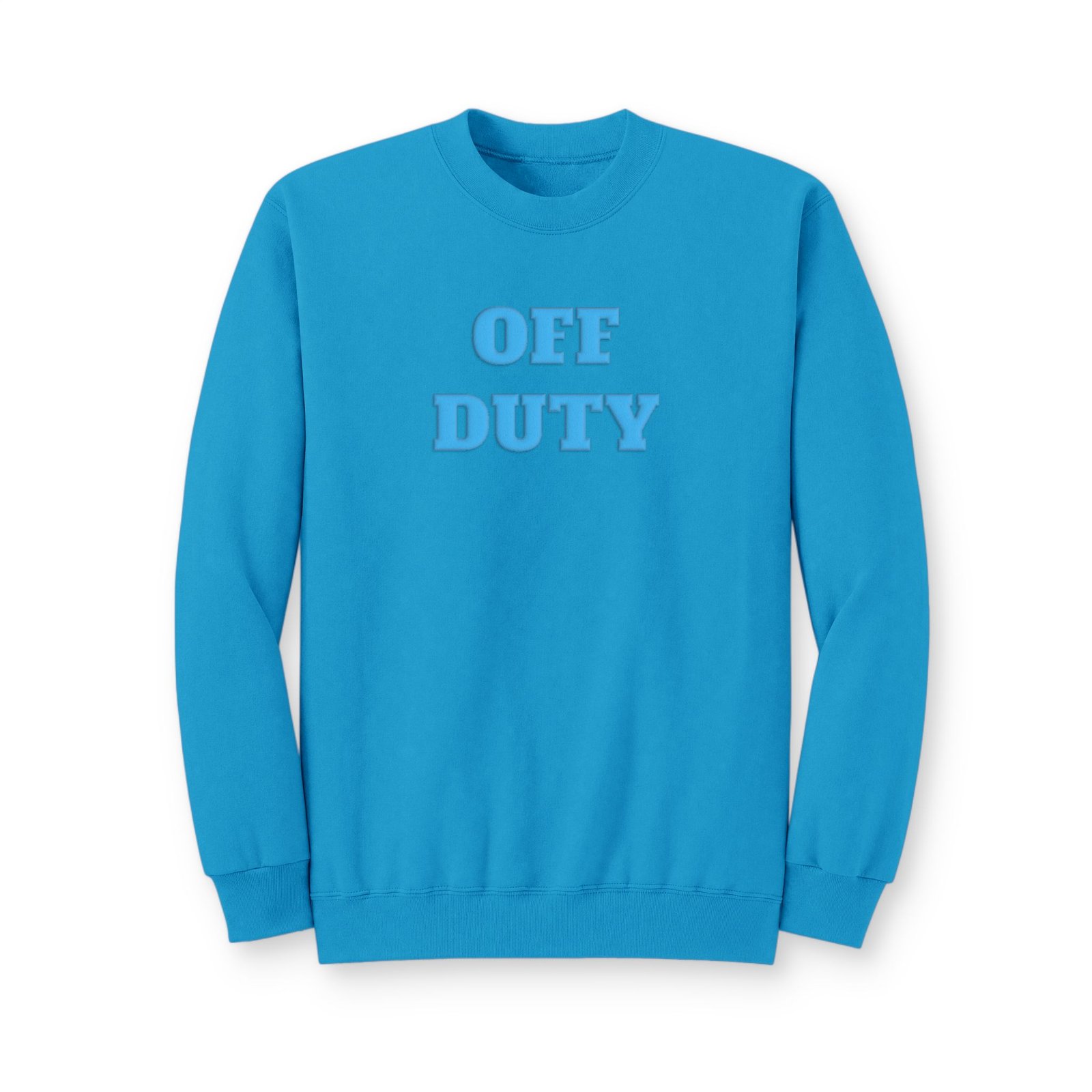 OFF DUTY Puff Print Sweatshirt - Image 4