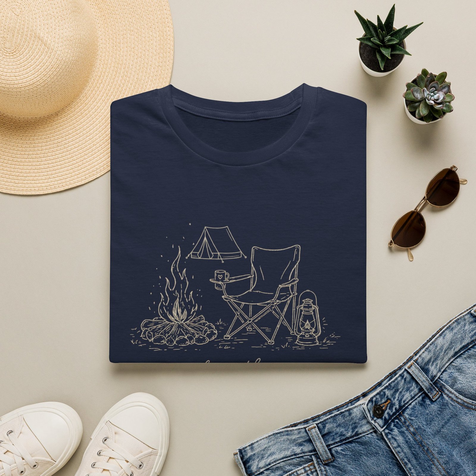 Vintage Campfire T-Shirt - Image 3