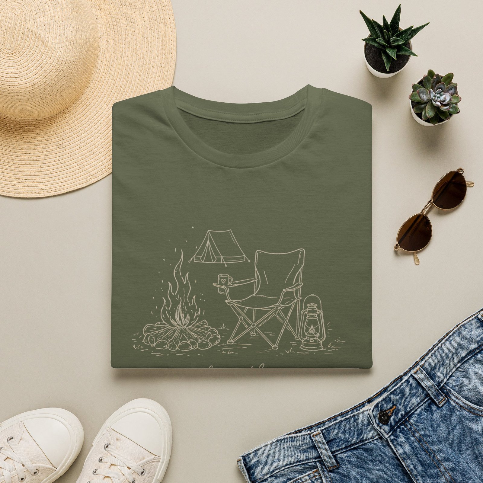 Vintage Campfire T-Shirt - Image 14