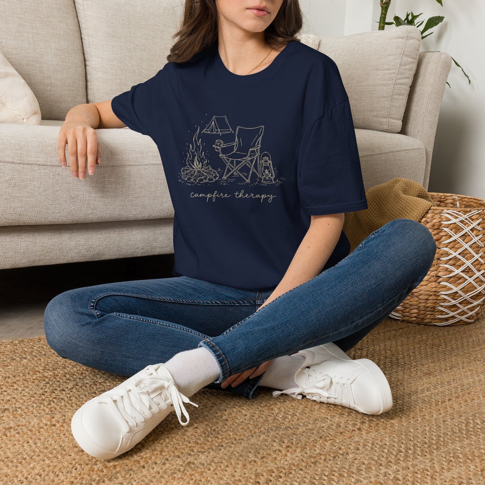 Vintage Campfire T-Shirt - Image 4