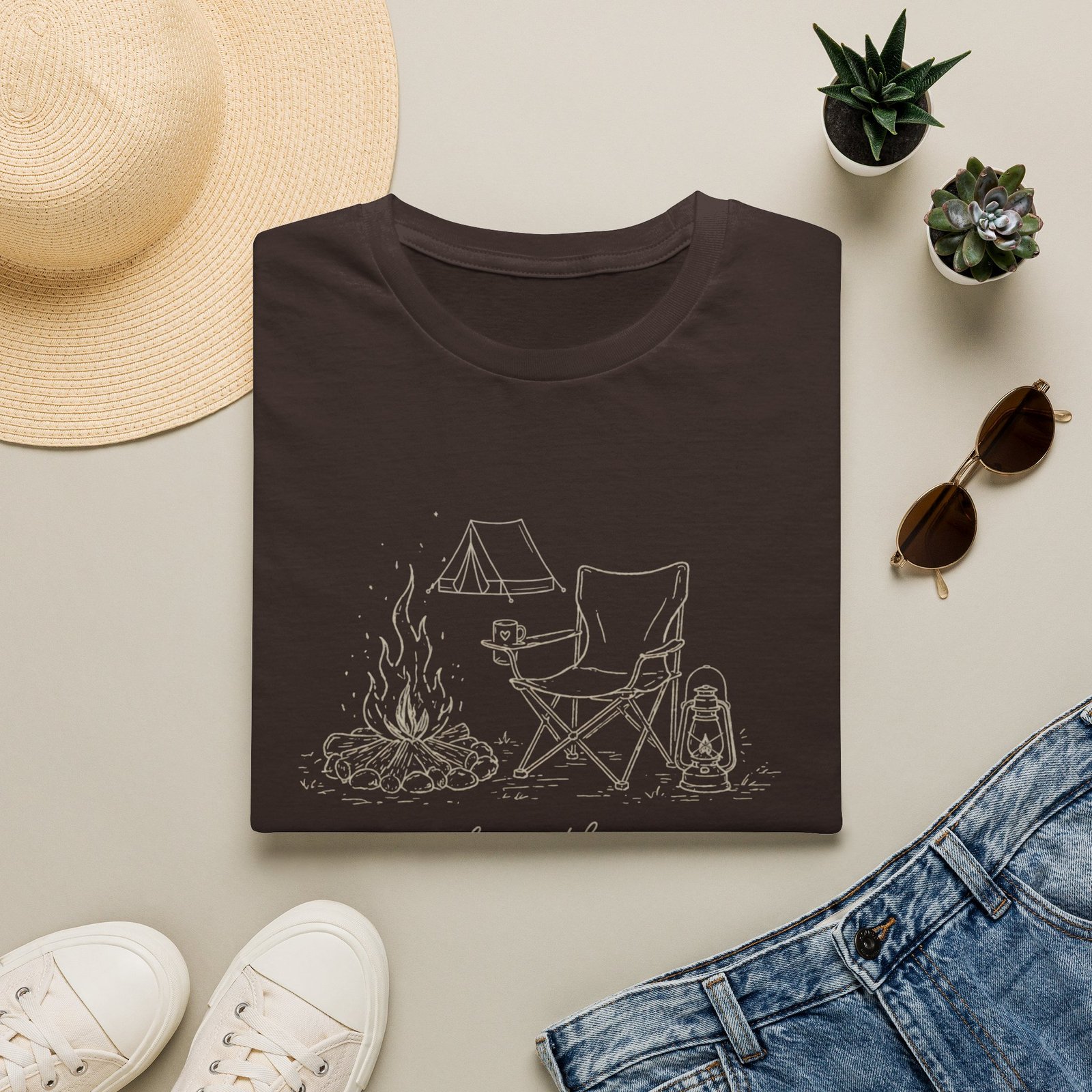 Vintage Campfire T-Shirt - Image 2