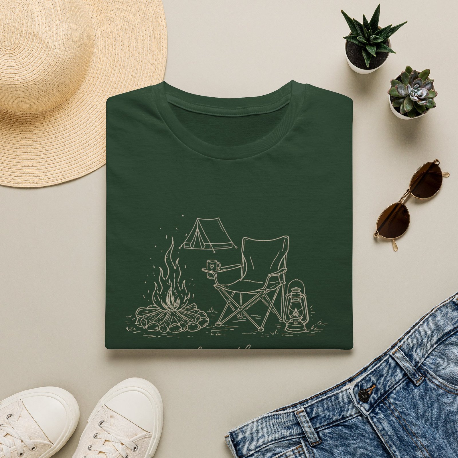 Vintage Campfire T-Shirt - Image 12