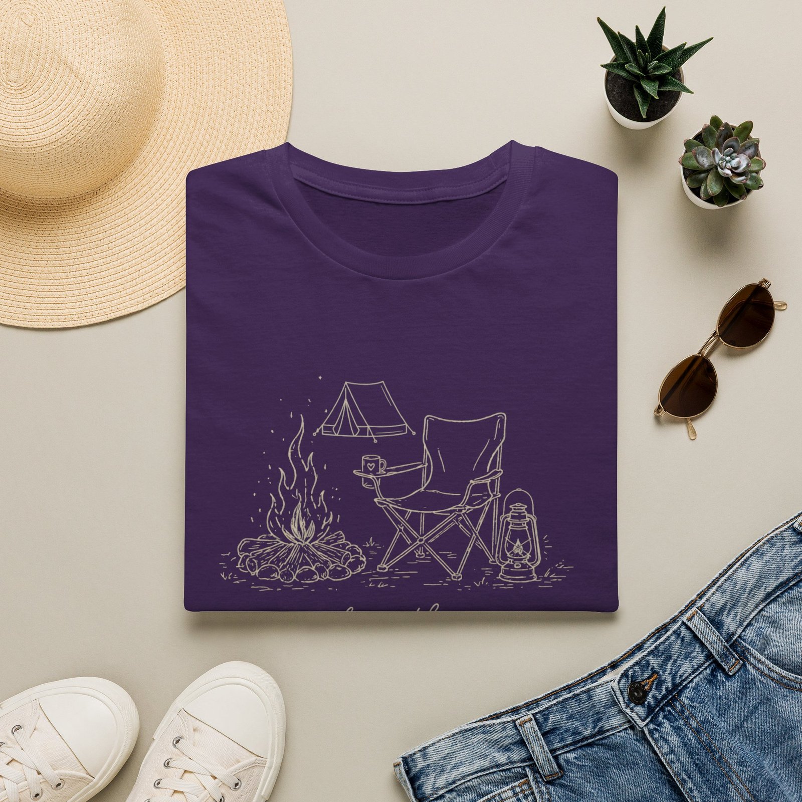 Vintage Campfire T-Shirt - Image 5