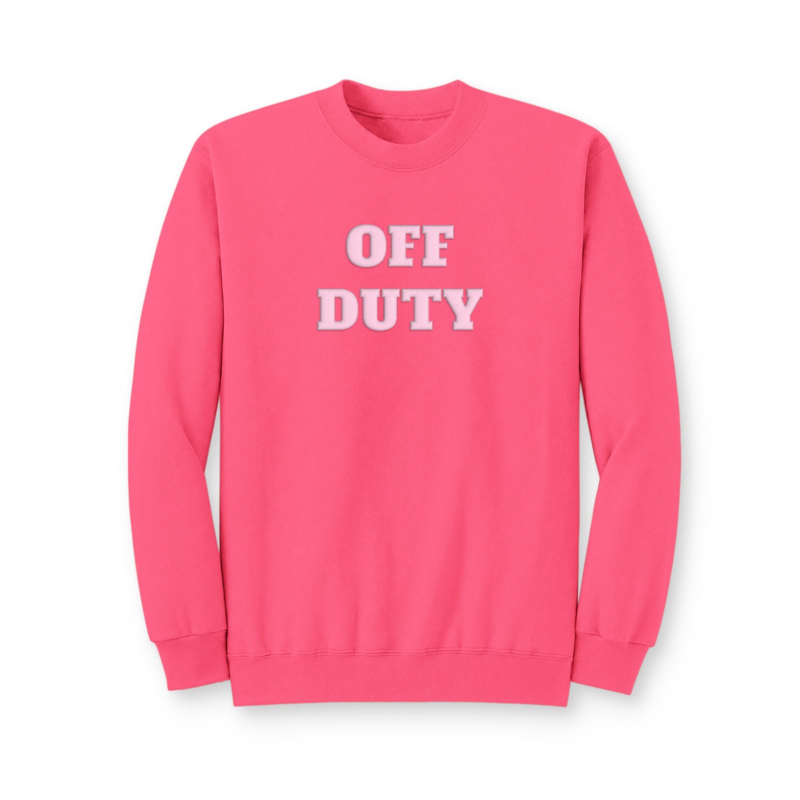 OFF DUTY Puff Print Sweatshirt - Image 6