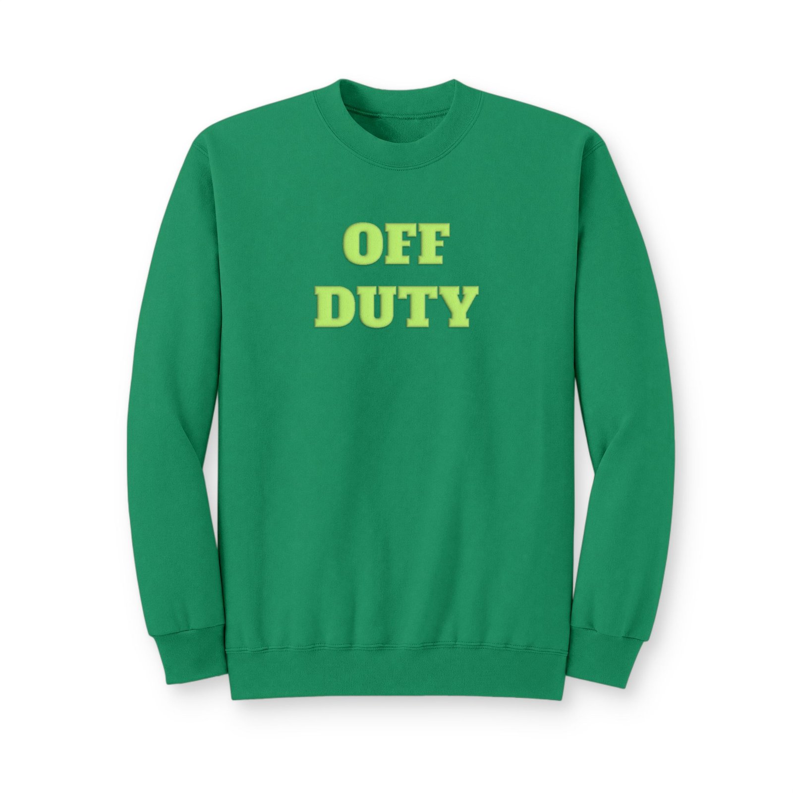 OFF DUTY Puff Print Sweatshirt - Image 3