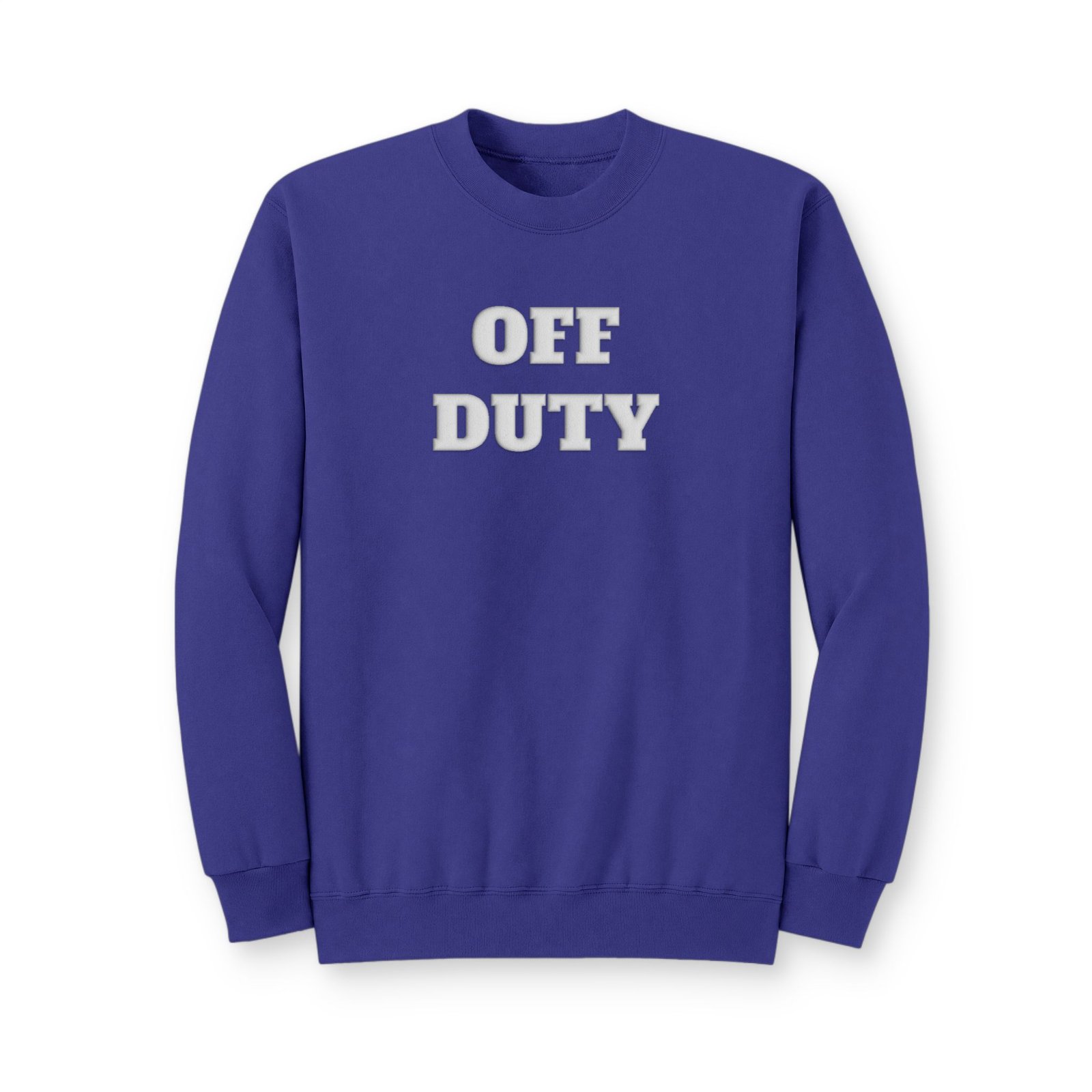 OFF DUTY Puff Print Sweatshirt - Image 5