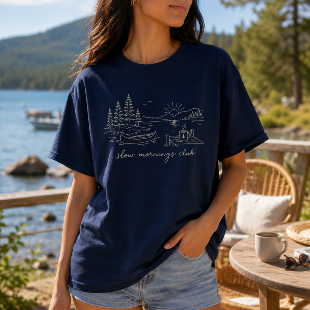 Beach Trip T-Shirt lake vibes graphic tee
