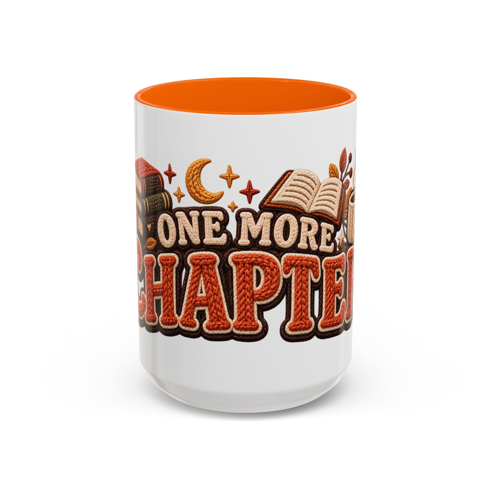 One More Chapter Mug, Faux Knit Book Lover Coffee Mug, Cozy Fall Reading Gift - Image 19