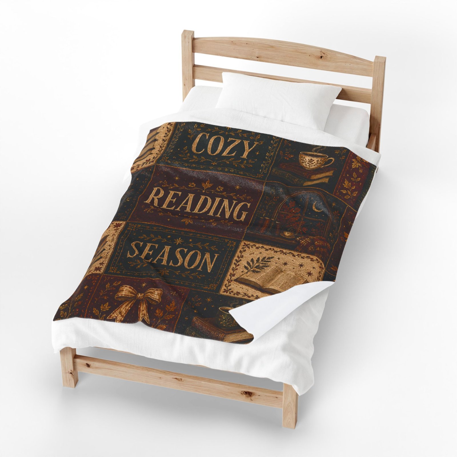 Cozy Reading Season Bookish Blanket - Image 11