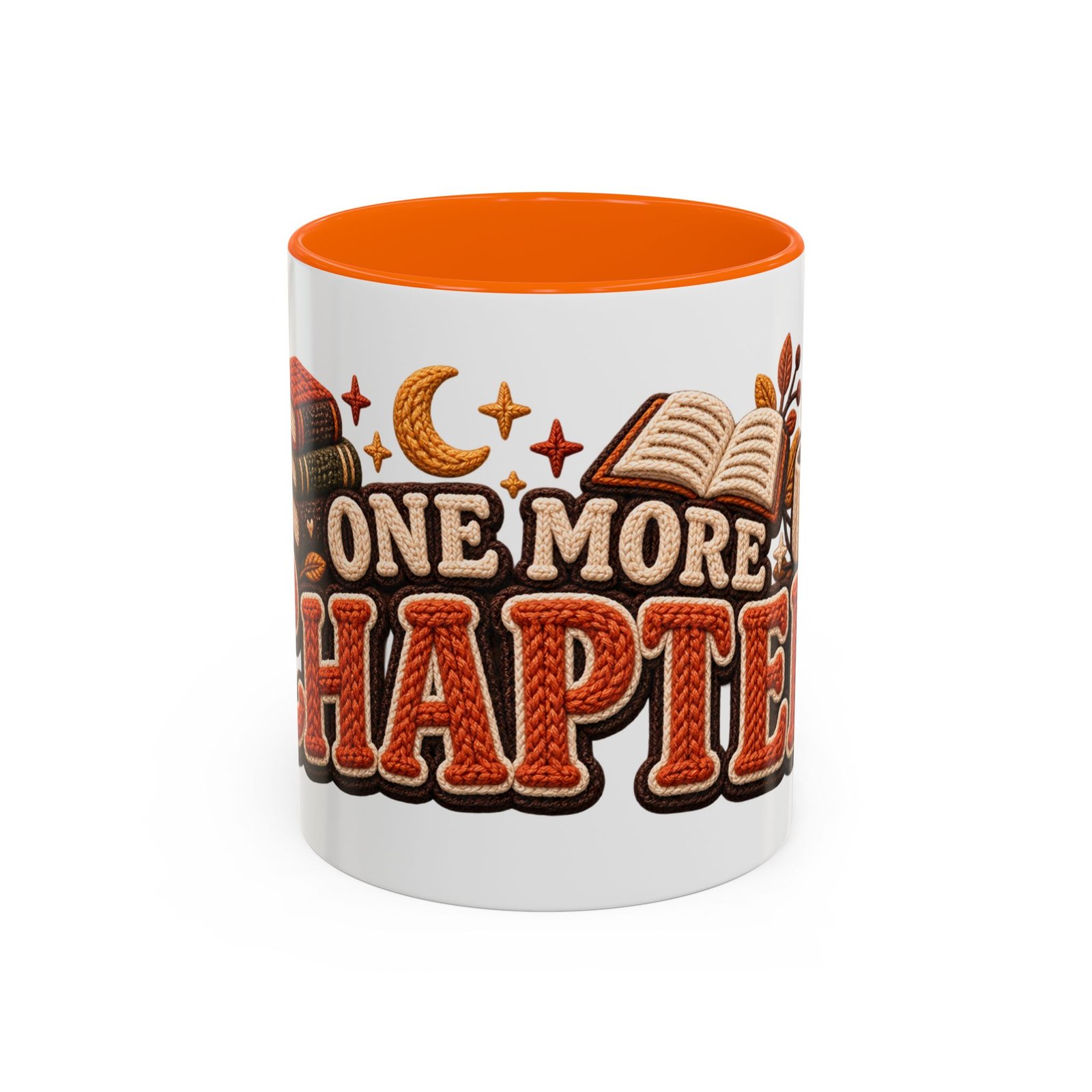 One More Chapter Mug, Faux Knit Book Lover Coffee Mug, Cozy Fall Reading Gift - Image 16
