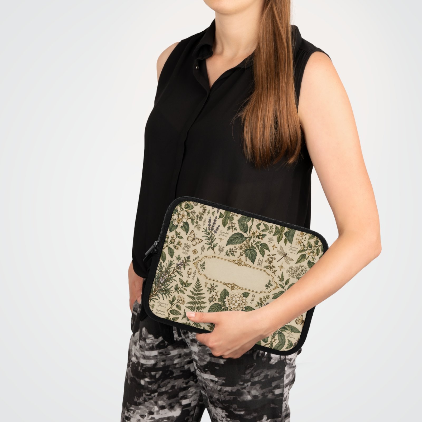 Personalized Botanical Laptop Sleeve - Image 12