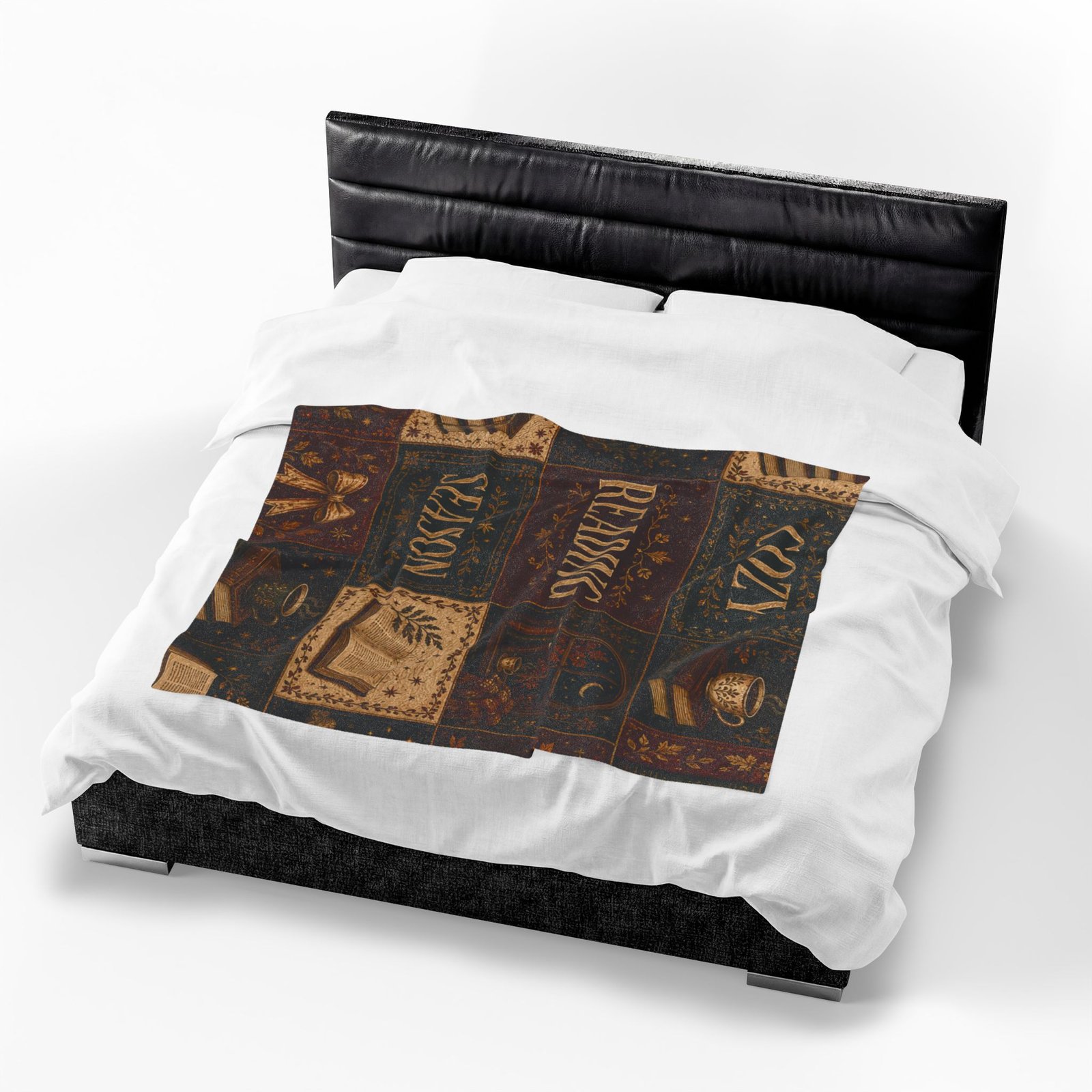 Cozy Reading Season Bookish Blanket - Image 12