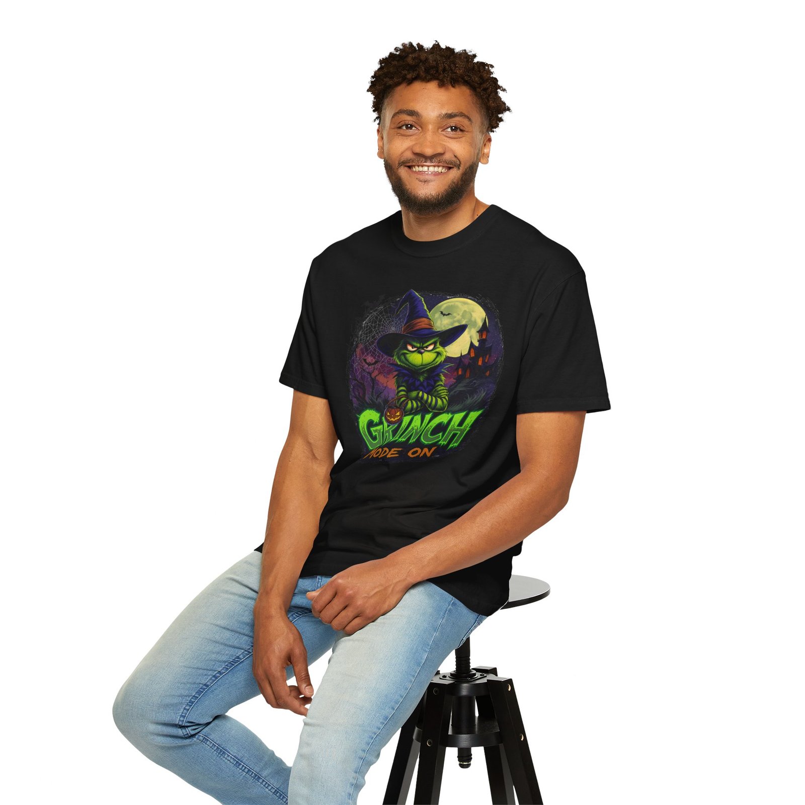 Grinch Mode On T-Shirt - Image 7