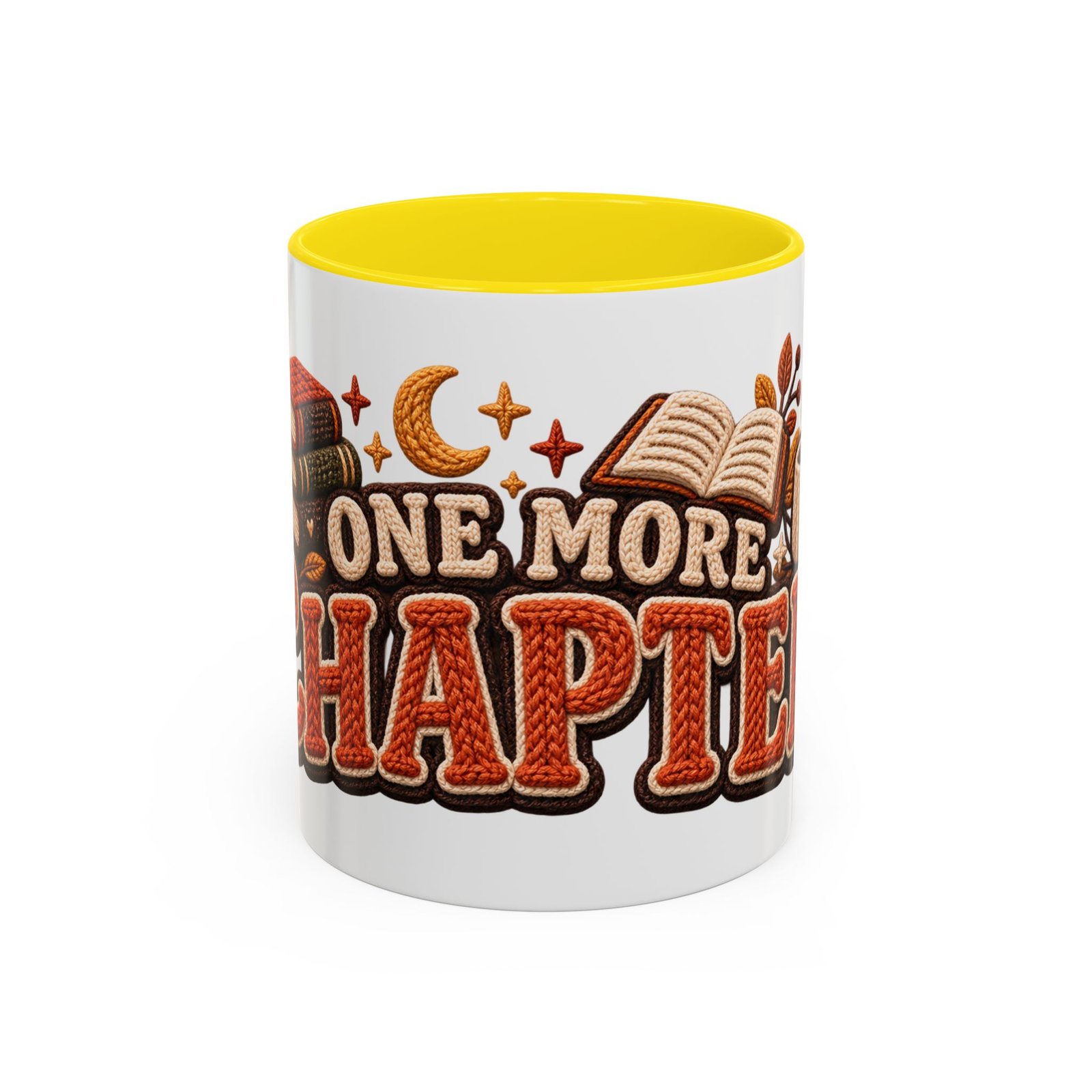 One More Chapter Mug, Faux Knit Book Lover Coffee Mug, Cozy Fall Reading Gift - Image 18