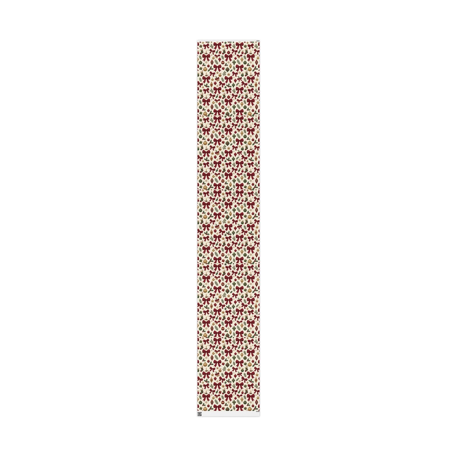 Vintage Christmas Bow Wrapping Paper - Image 8