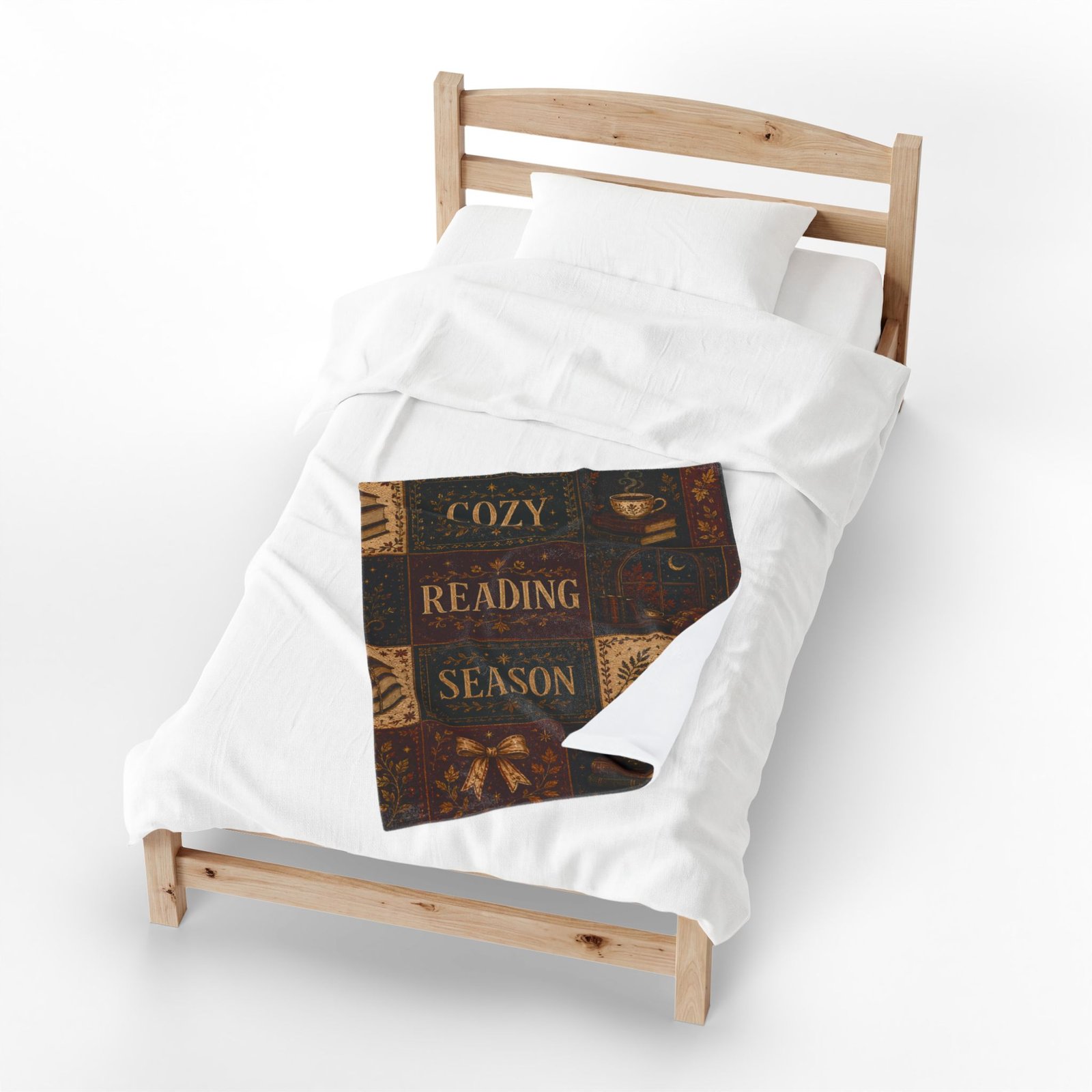 Cozy Reading Season Bookish Blanket - Image 5