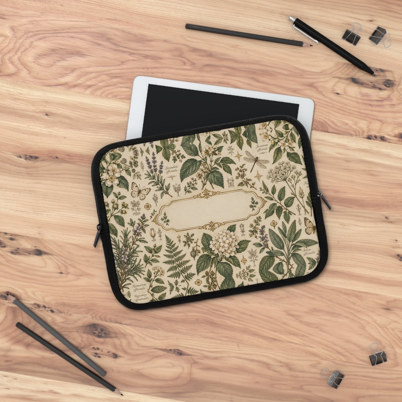 Personalized Botanical Laptop Sleeve - Image 11