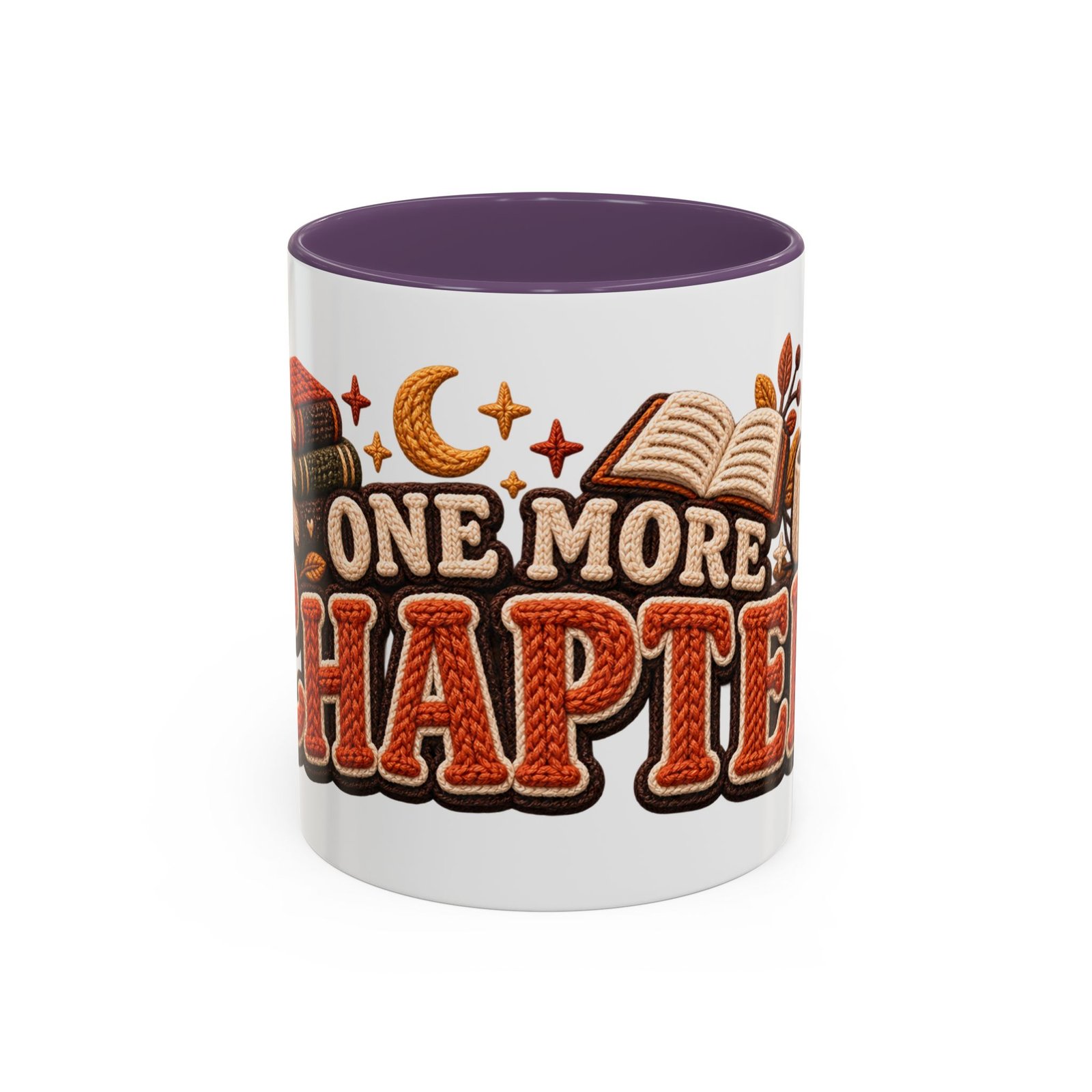 One More Chapter Mug, Faux Knit Book Lover Coffee Mug, Cozy Fall Reading Gift - Image 17