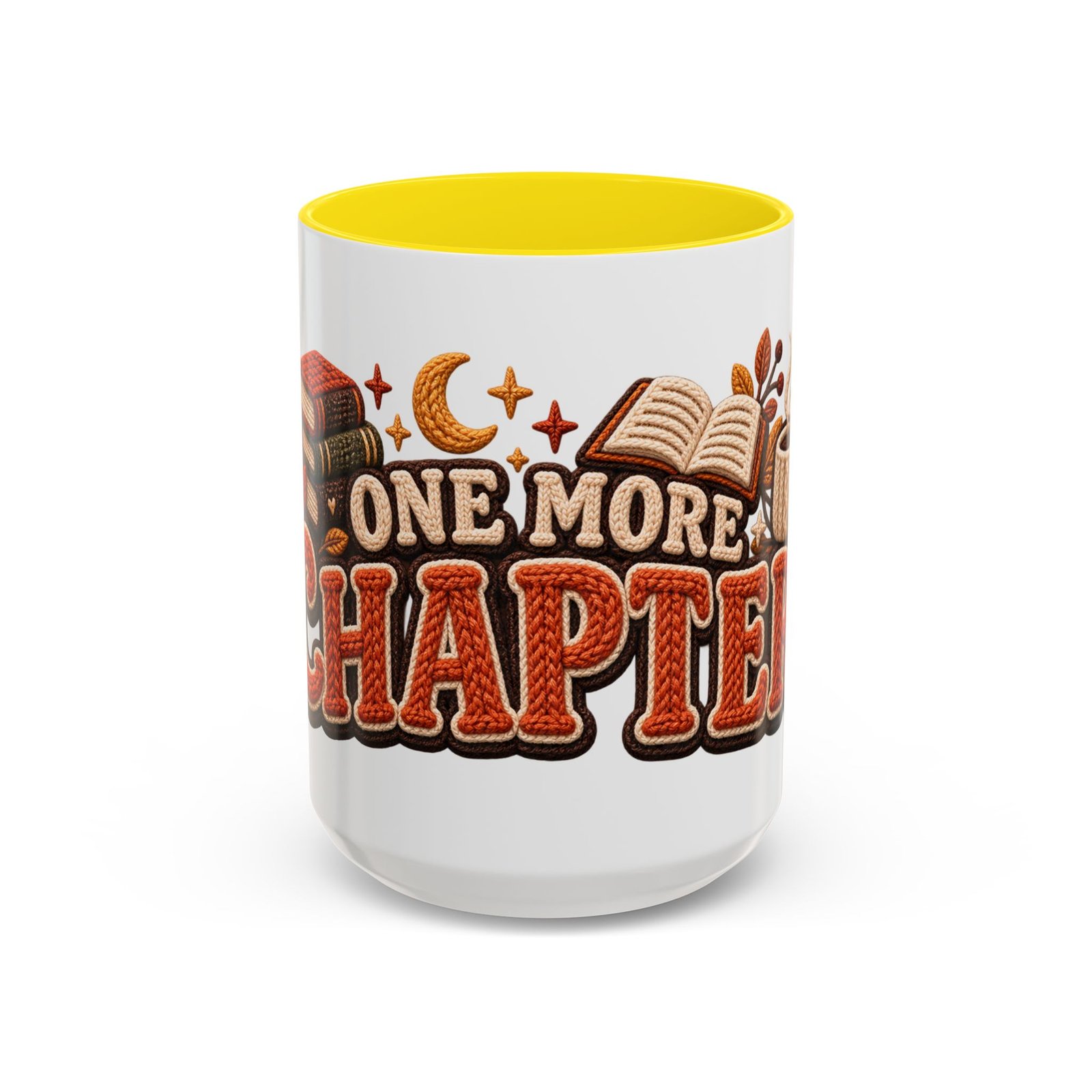 One More Chapter Mug, Faux Knit Book Lover Coffee Mug, Cozy Fall Reading Gift - Image 21