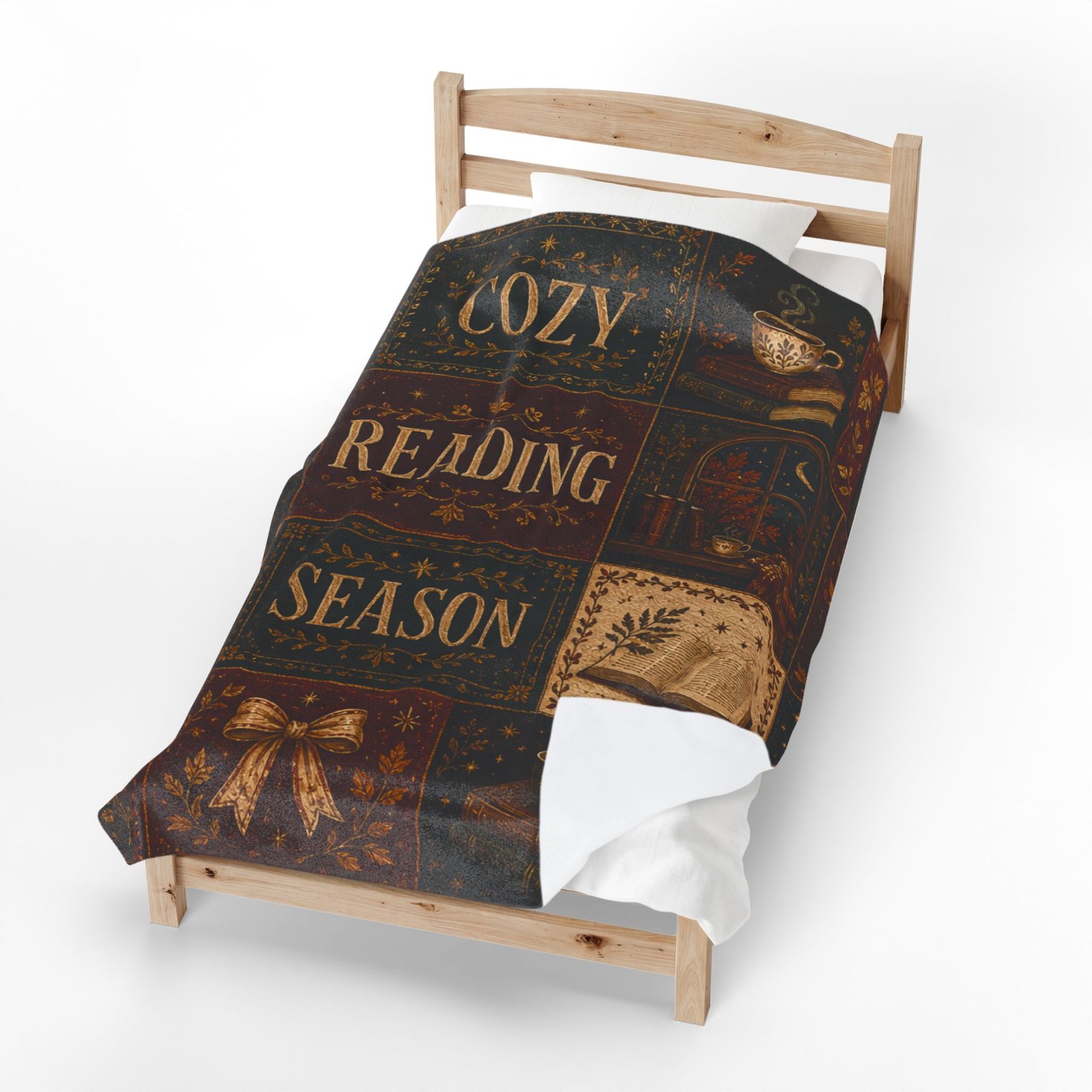 Cozy Reading Season Bookish Blanket - Image 17