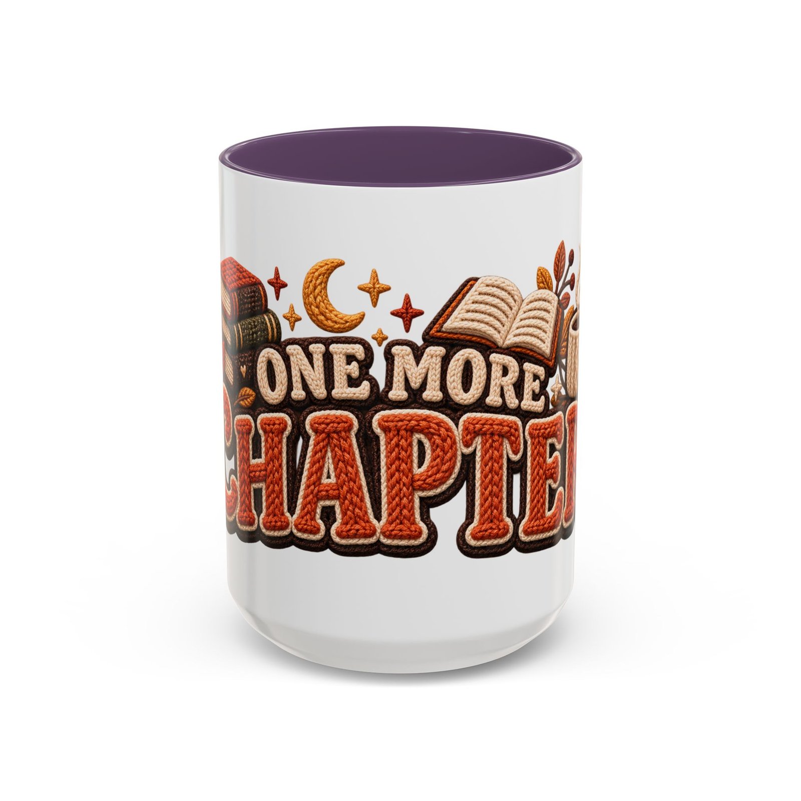 One More Chapter Mug, Faux Knit Book Lover Coffee Mug, Cozy Fall Reading Gift - Image 20