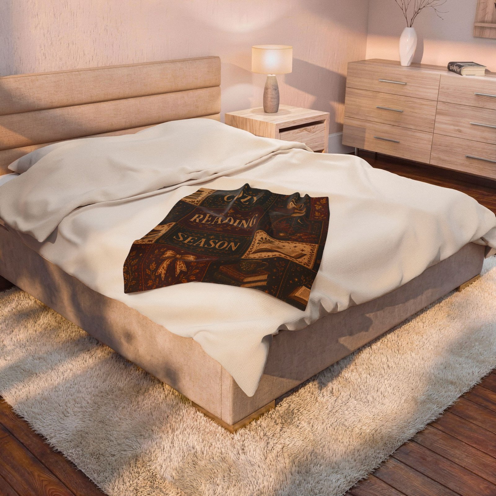 Cozy Reading Season Bookish Blanket - Image 4