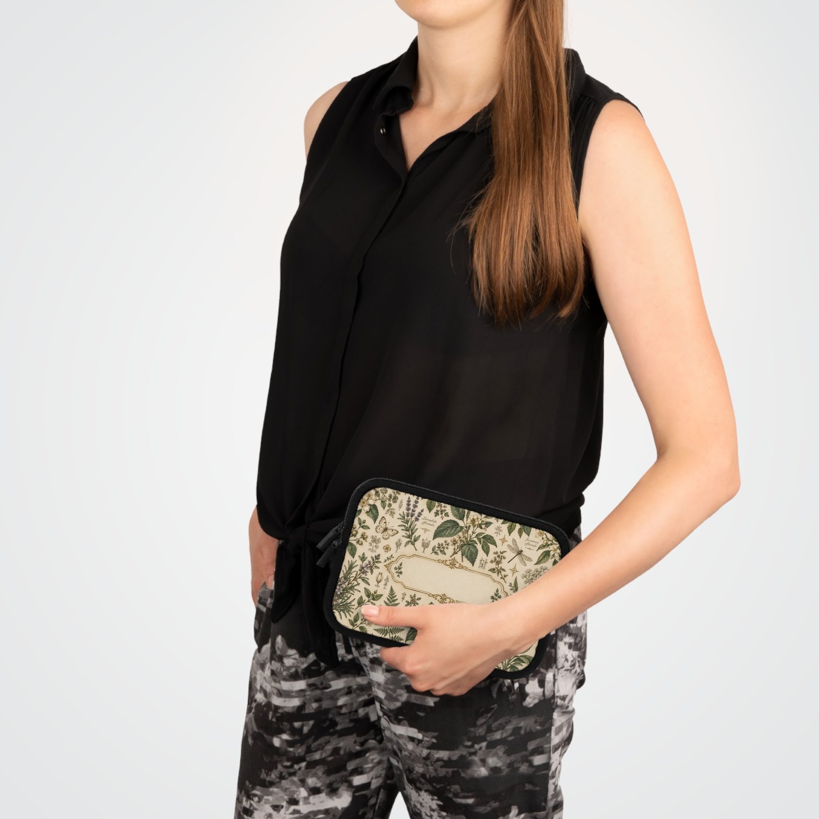 Personalized Botanical Laptop Sleeve - Image 8