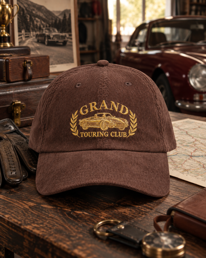 Grand Touring Club vintage corduroy cap