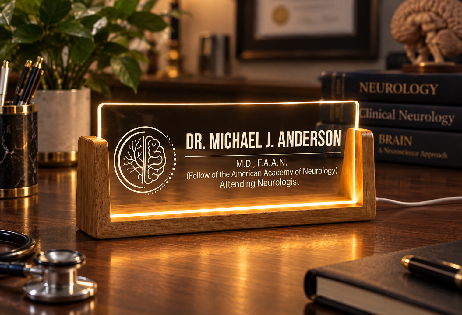 Personalized new job desk gift