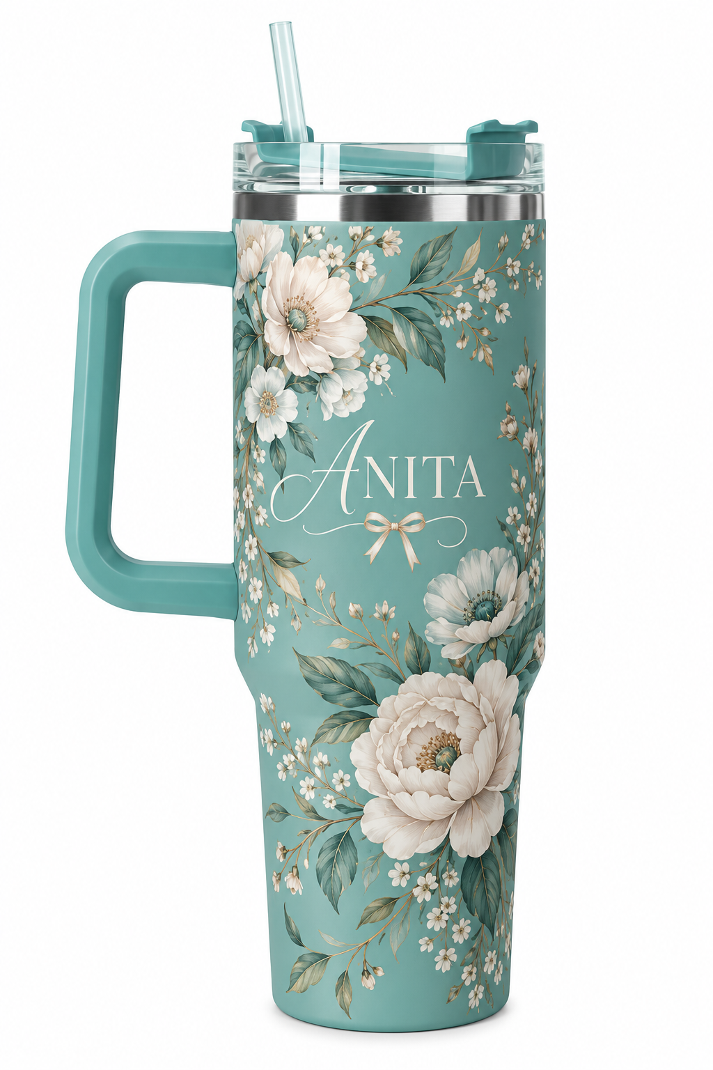 Custom Insulated 40oz Tumbler with Handle - Image 10