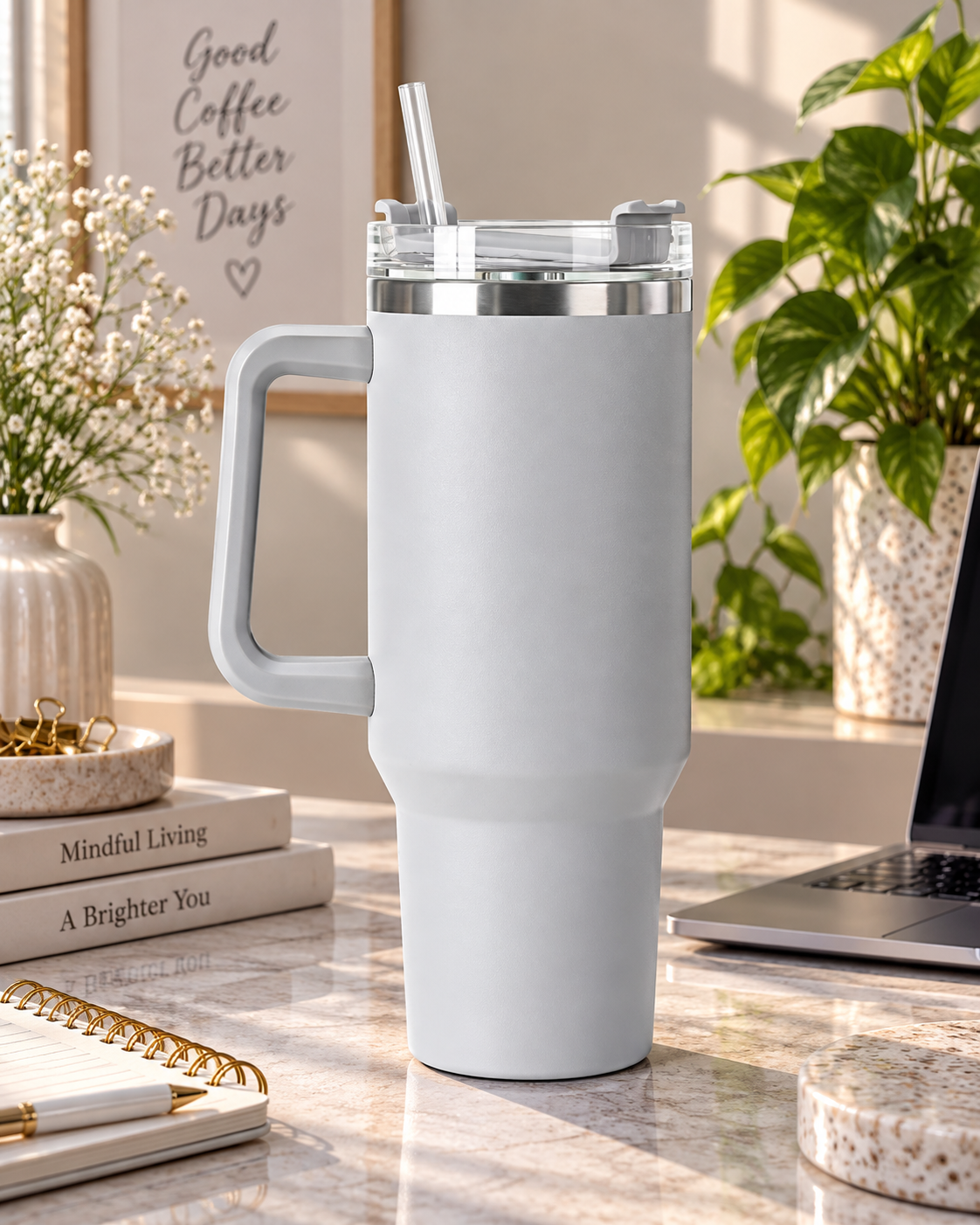 Custom Insulated 40oz Tumbler with Handle - Image 9