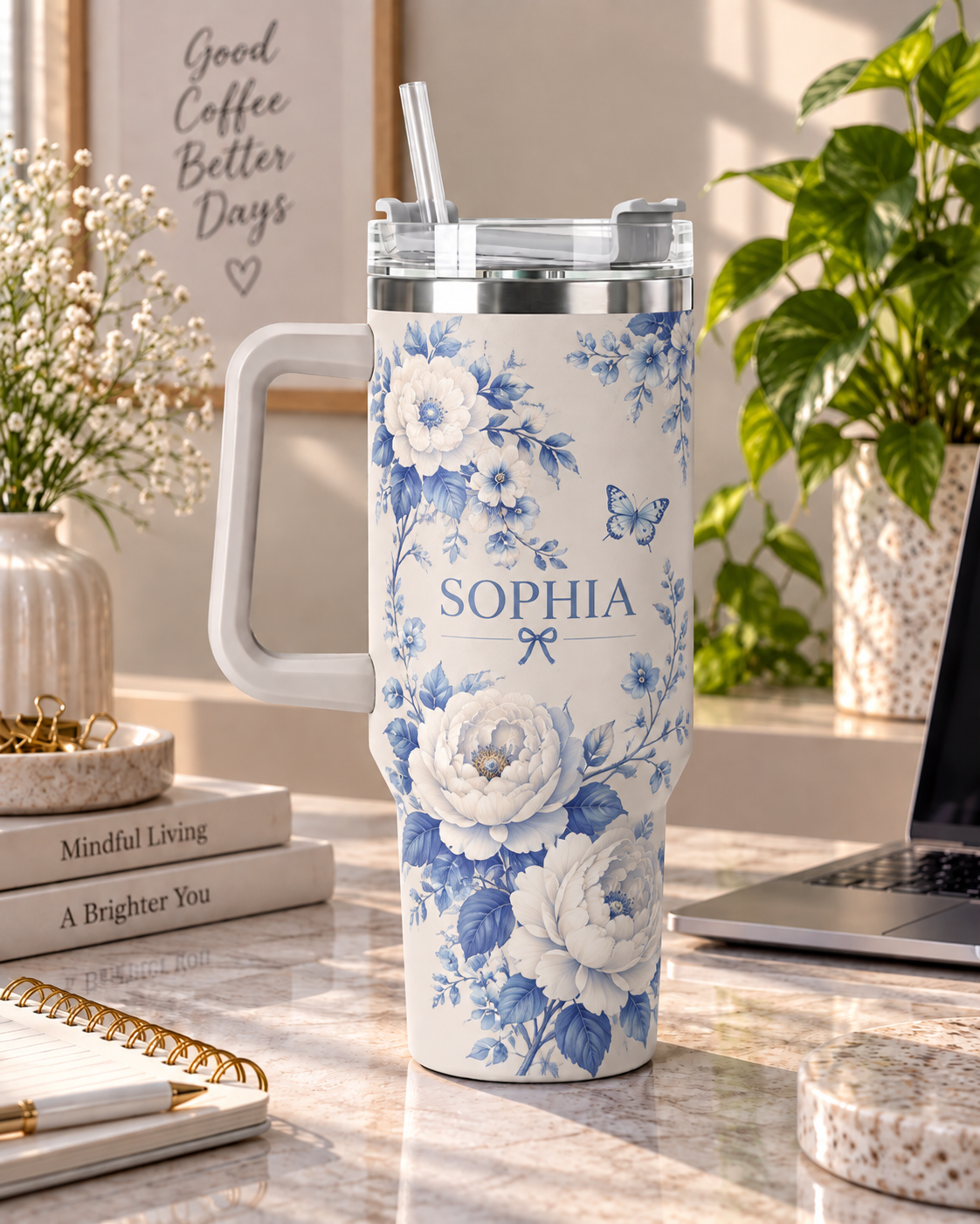 Personalized Tumbler 40oz With Handle